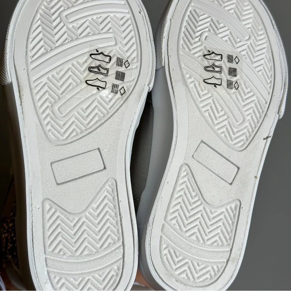 Gymboree Cosmic Club Silver  High Tops Sneakers  Girls Size 3 NEW